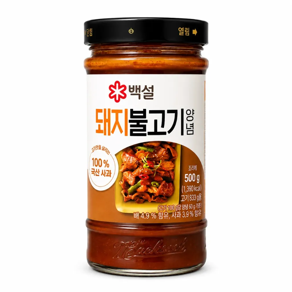 [8801007176376] 백설 매운 불고기 양념 500g (Non-Muslim)