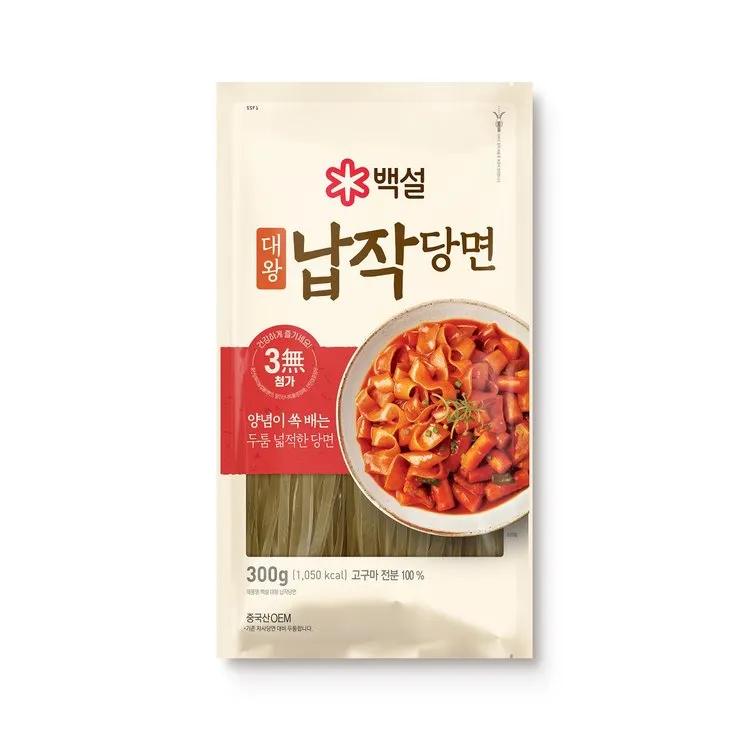 [8801007854533] CJ BEKSUL Flat Glass Noodles 300g