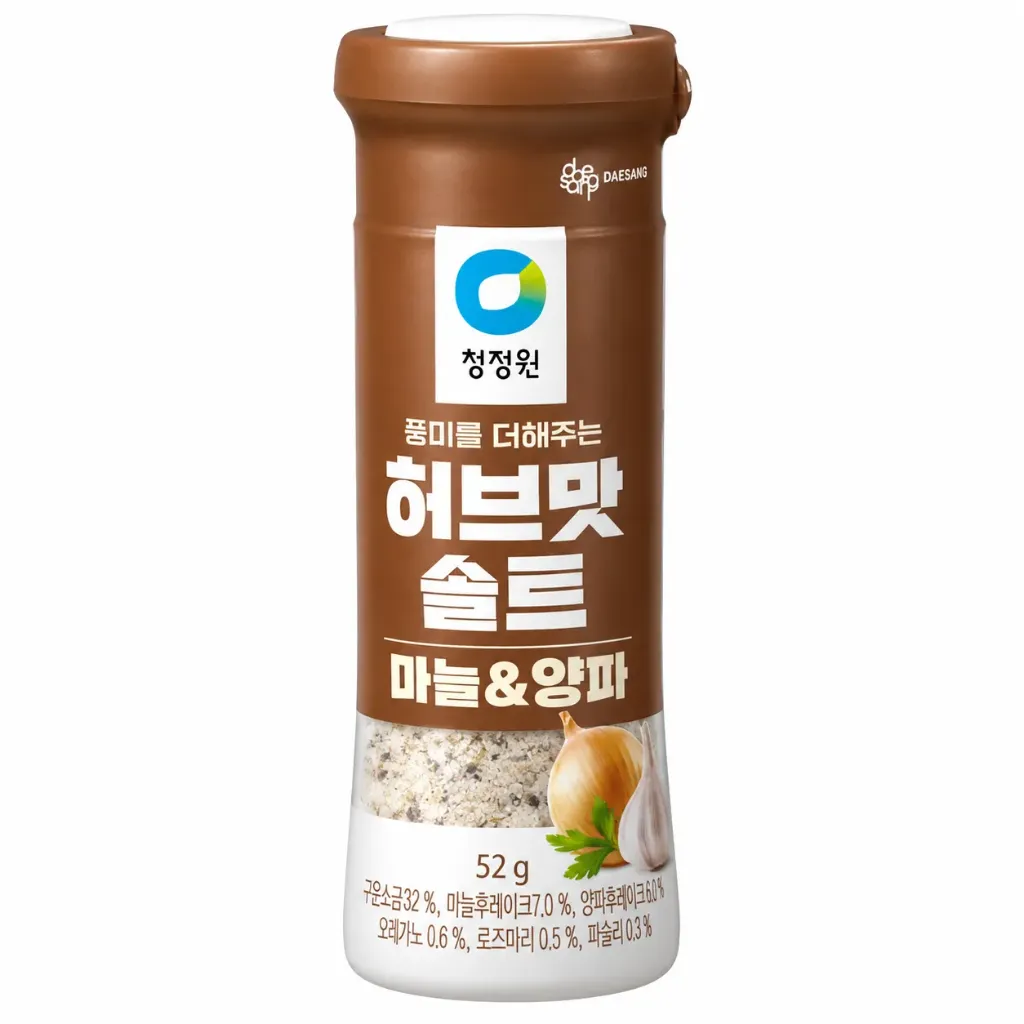 CHUNG JUNG ONE Herb Salt Seasoning Garlic & Onion 52G
