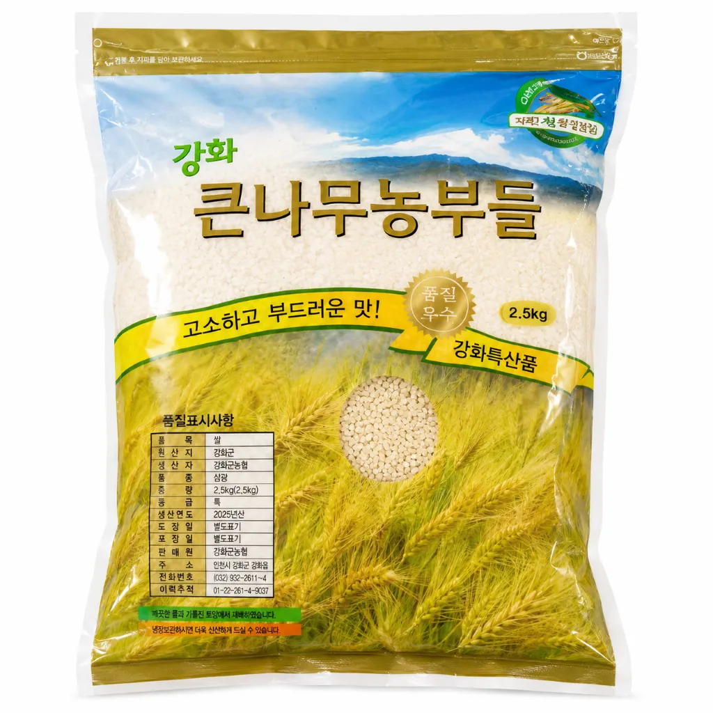 김포 보리쌀 2.5kg