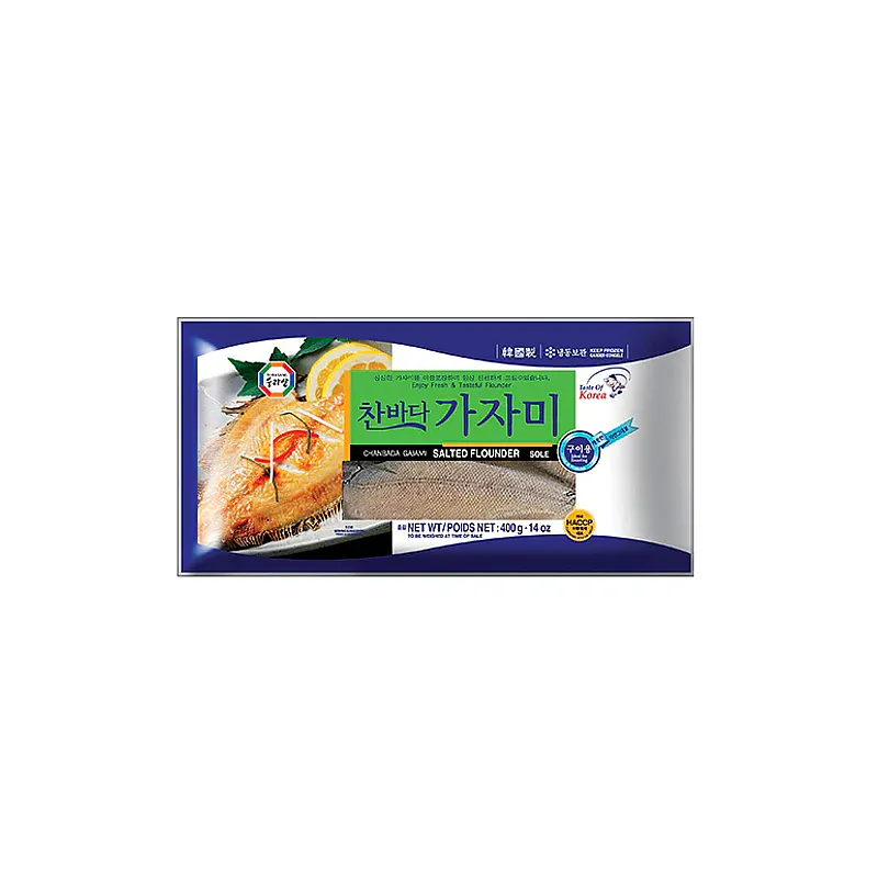 [087703021044] SURASANG Frozen Salted Flounder 400g
