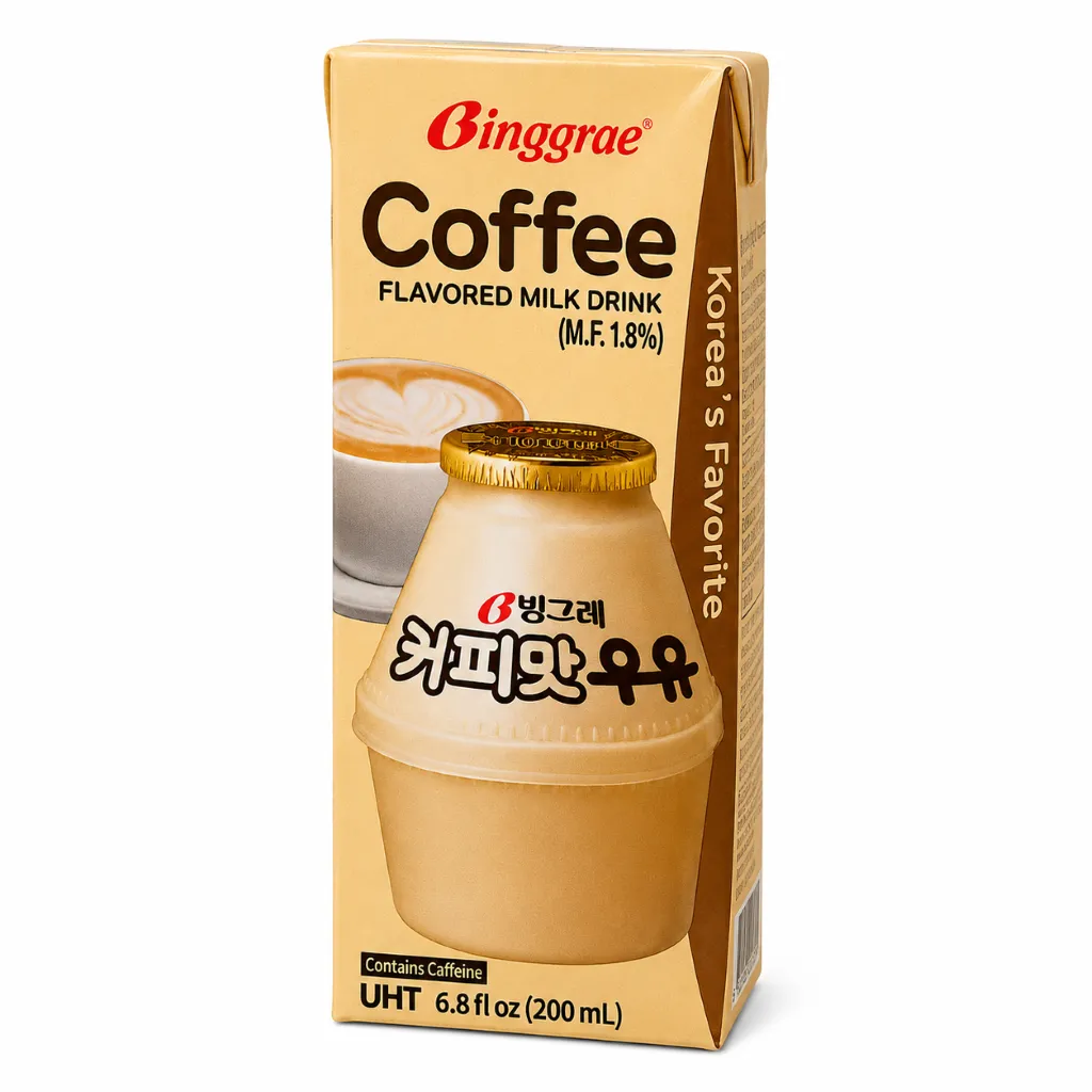 [8801104940238] Binggrae Coffee Flavored Milk Drink 200ml