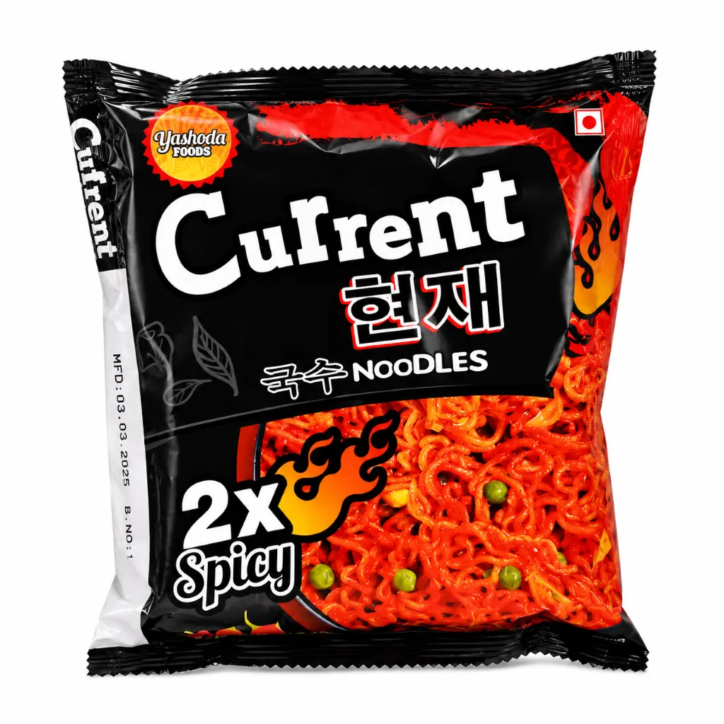 [8906088860401] 2x Spicy Current Noodles (Black) 100g