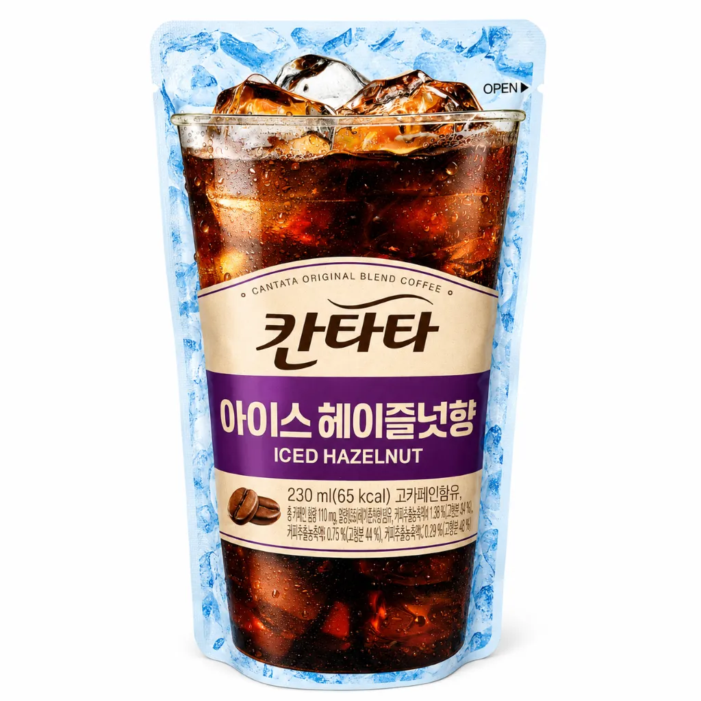 롯데 칸타타 아이스 헤이즐넛 230ml