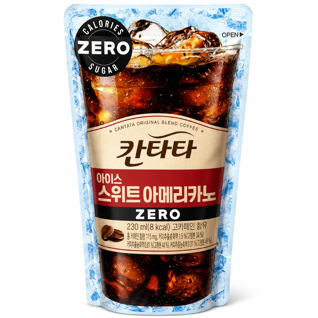 [8801056083557] LOTTE Cantata Iced Sweet Americano 230ML