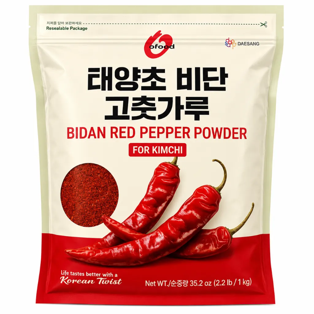 [6935036411664] 대상 비단 고춧가루 김치용 1kg