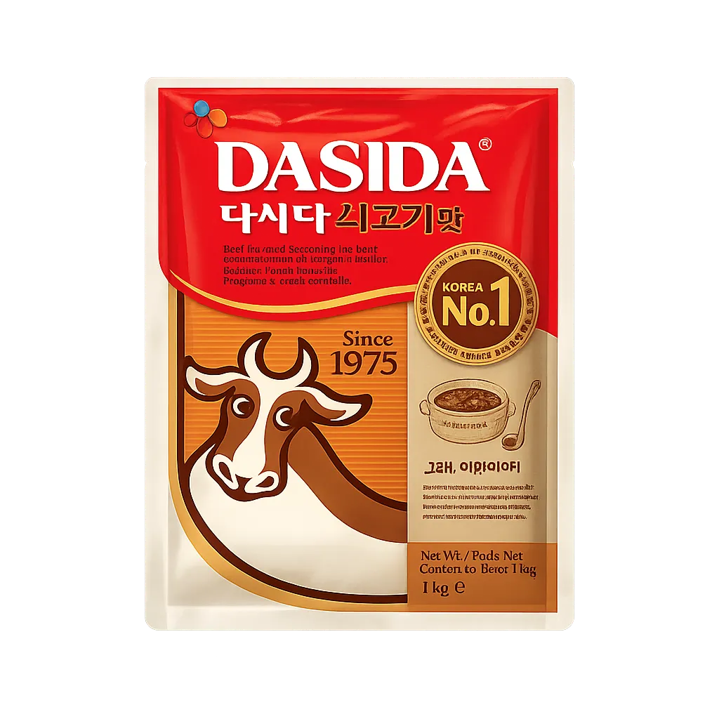 [8801007616582] CJ Dashida Beef Flavor Seasoning 1kg