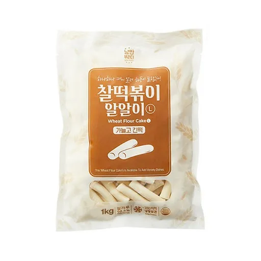 Romantic Brothers Wheat Tteokbokki Rice Cake (L) 1KG