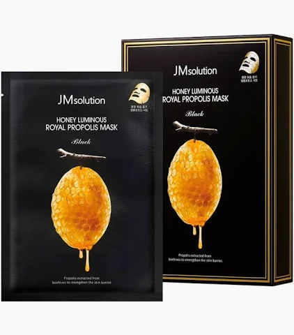 JMSOLUTION Honey Luminous Royal Propolis Mask Plus 30ml x10EA