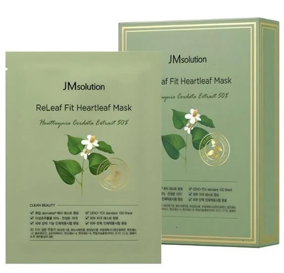 [8809711715256] 제이엠솔루션 릴리프 핏 어성초 마스크 35ML*10EA