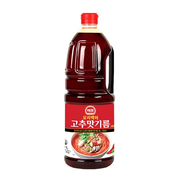 [8801039203934] SAJO Hot Pepper Oil 1.8L