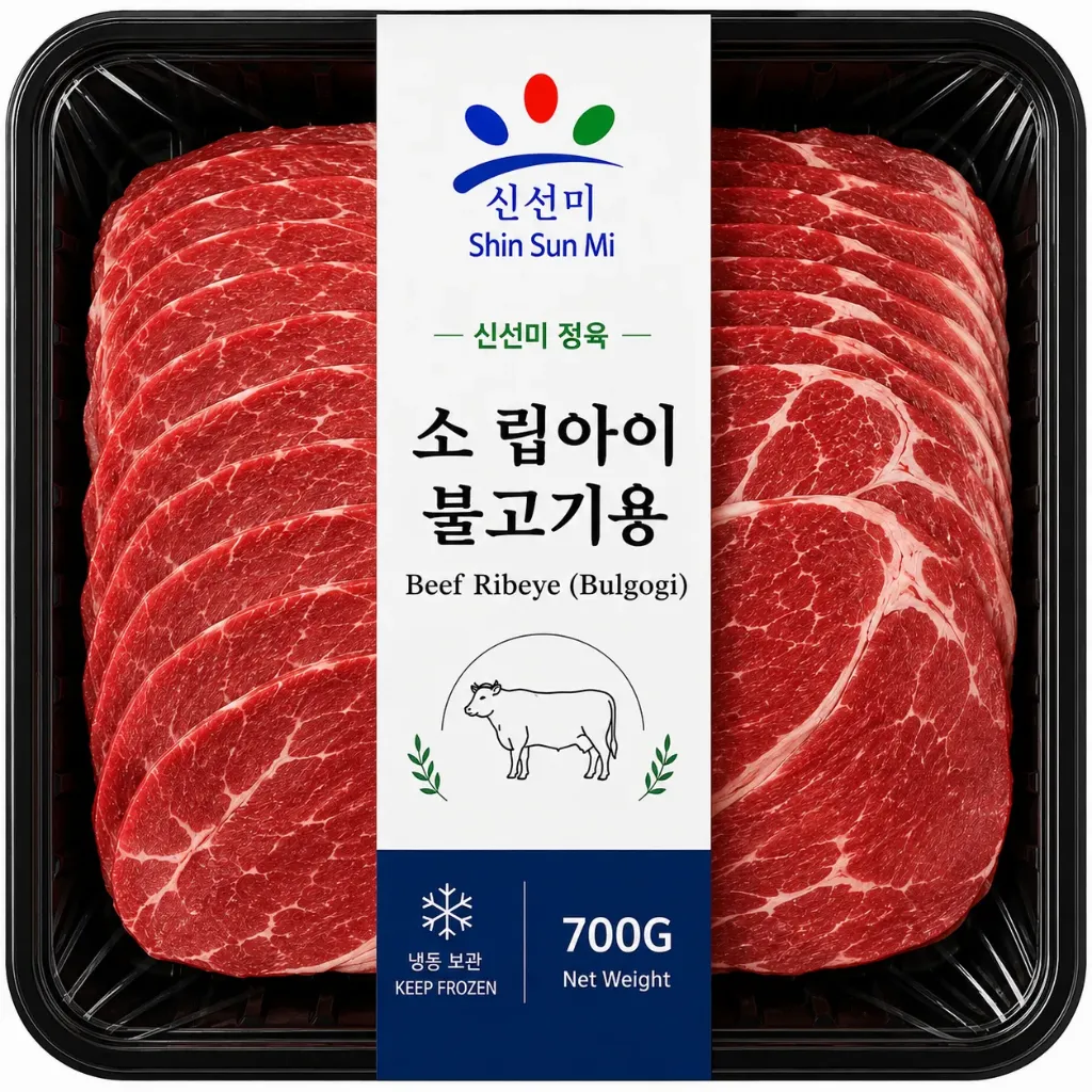[2011011] Brazilian Beef Ribeye Slices for Bulgogi 700g