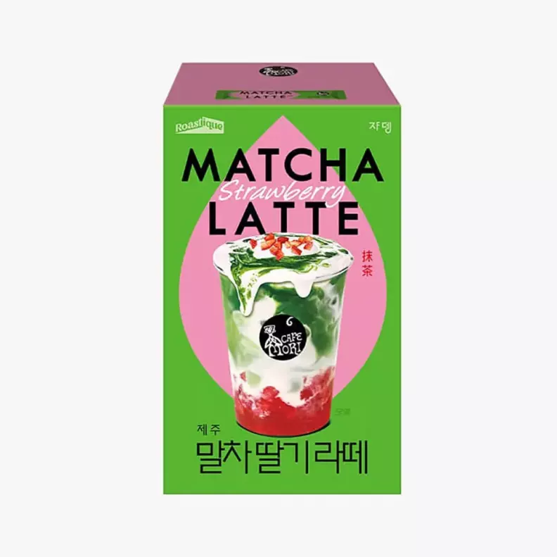 [8808024034320] JARDIN Café Mori Jeju Matcha Strawberry Latte 21.8G*10P
