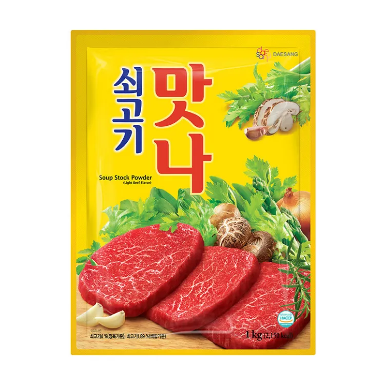 [8801052005645] DAESANG Beef Flavor Seasoning Powder 1kg 