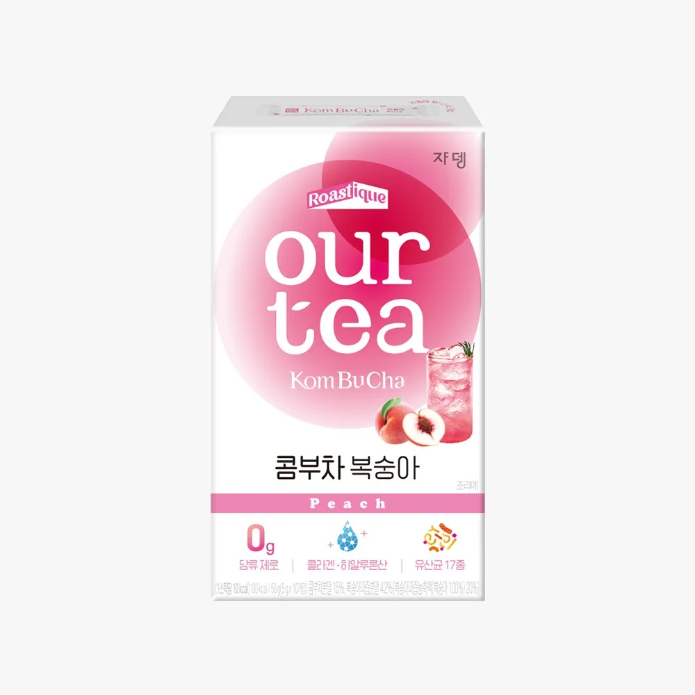 [8808024032463] 쟈뎅 아워티 콤부차 복숭아 5g*10p