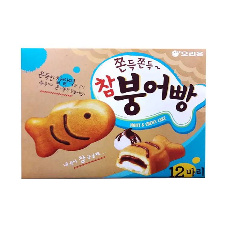 [8801117550813] ORION Cham Bungeoppang Fish-Shaped Cake 348g