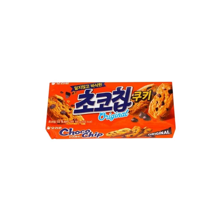 [8801117267605] ORION Choco Chip Cookies Original 104g