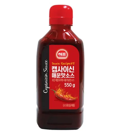 사조해표 캡사이신 매운맛소스 550g 