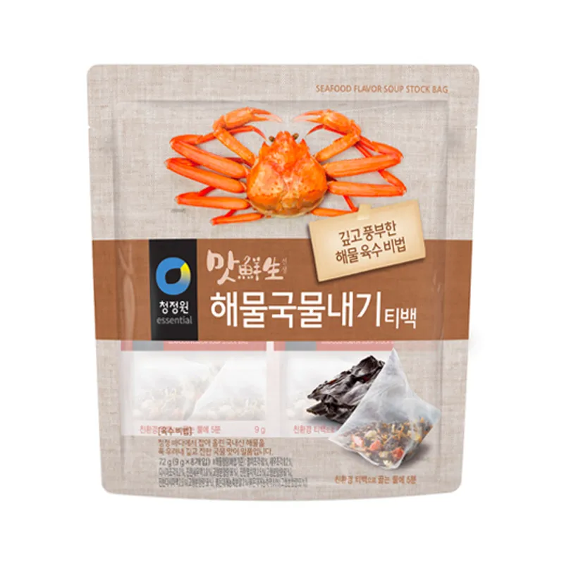 [8801052008622] 청정원 맛선생 해물국물내기 티백 72g
