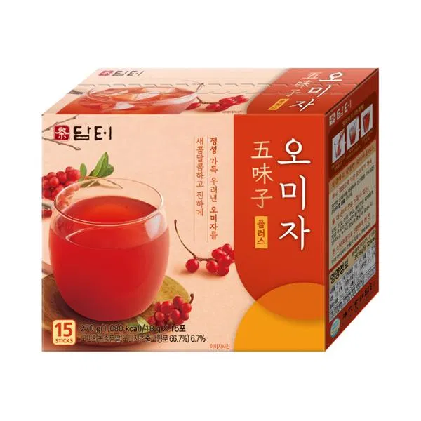 담터 오미자 플러스 18g*15T