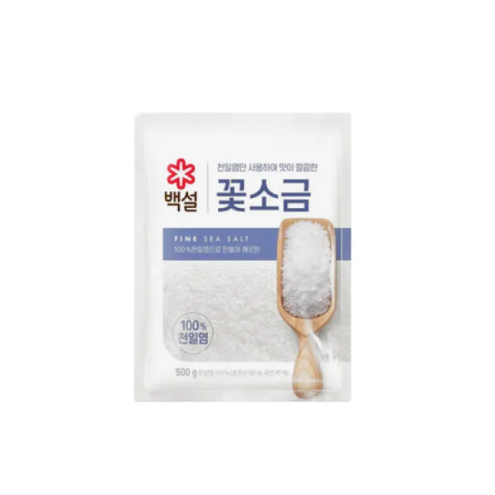 백설 꽃소금 500g