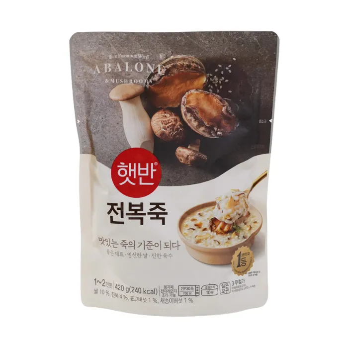 [8801392011368] BIBIGO Rice Porridge with Abalone 420g