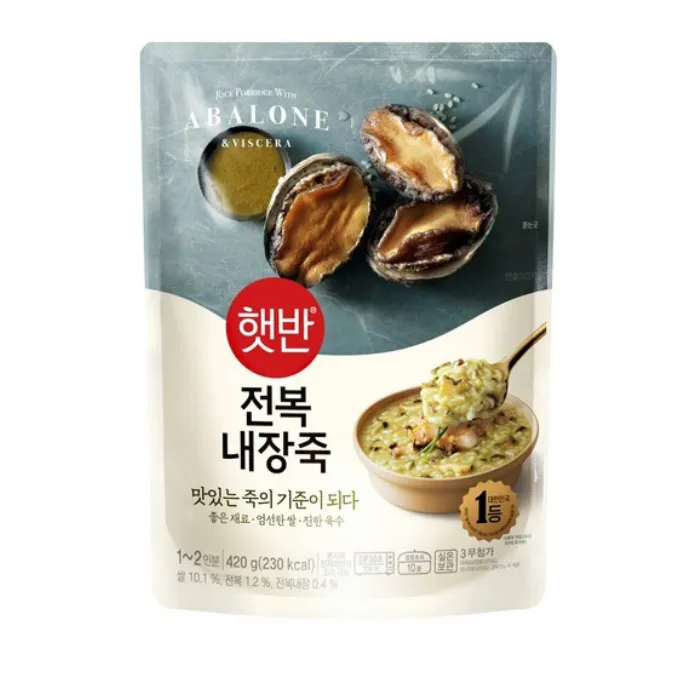 CJ HETBAHN Rice Porridge with Abalone & Abalone Innards 420g