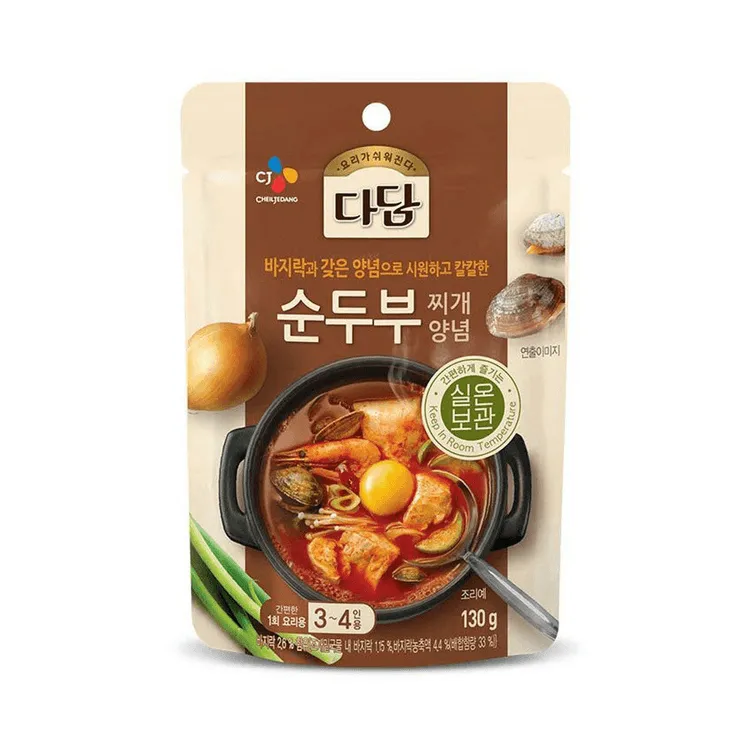CJ 다담 순두부찌개 양념 130g