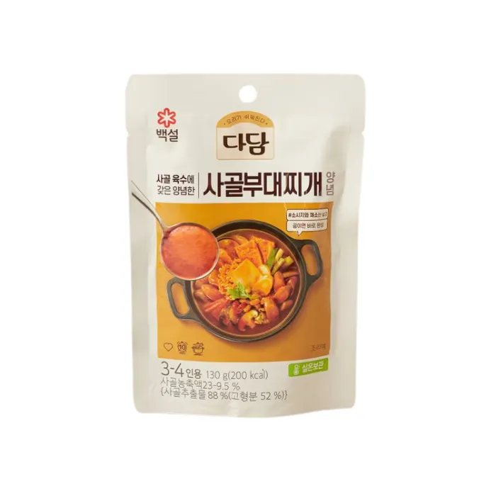 BEKSUL DADAM Budae Jjigae (Korean Army Stew) Seasoning 130g