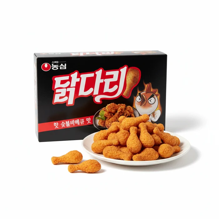 NONGSHIM Chicken Leg Snack Hot Charcoal BBQ Flavor 66G