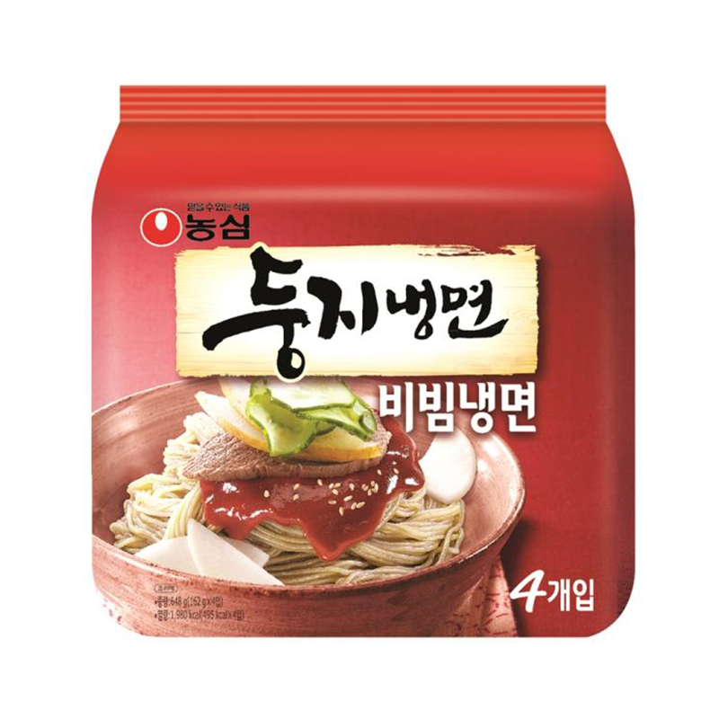 [8801043004978] NONGSHIM Doongji Bibim Naengmyeon Multi Pack 644g