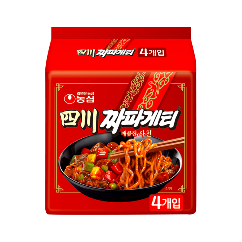 [8801043059794] NONGSHIM Sichuan Chapagetti Multi Pack 548g