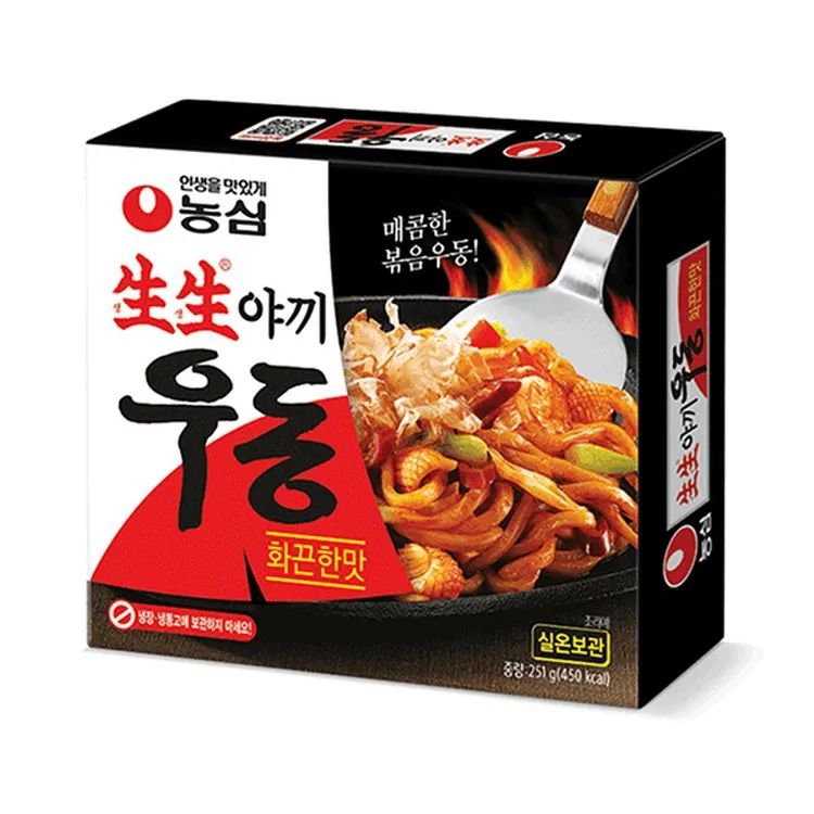 [8801043015585] NONGSHIM Saengsaeng Yaki Udon Spicy Flavor 251g