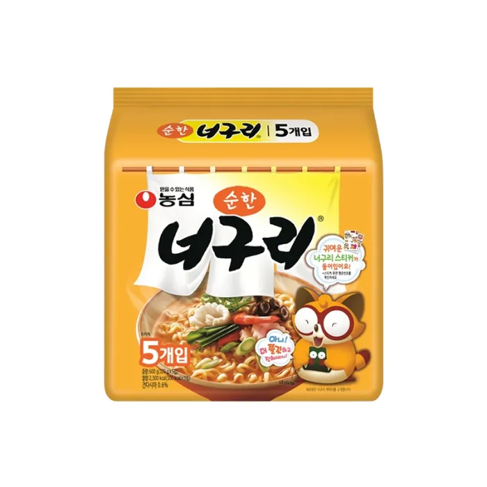 [8801043014960] NONGSHIM Neoguri Mild Multi Pack 600g