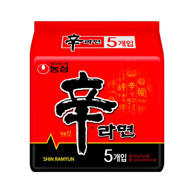 [8801043014830] NONGSHIM Shin Ramyun Multi Pack 600g (Domestic Pack)