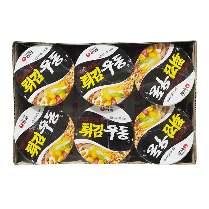 농심 튀김우동컵 62g*6EA