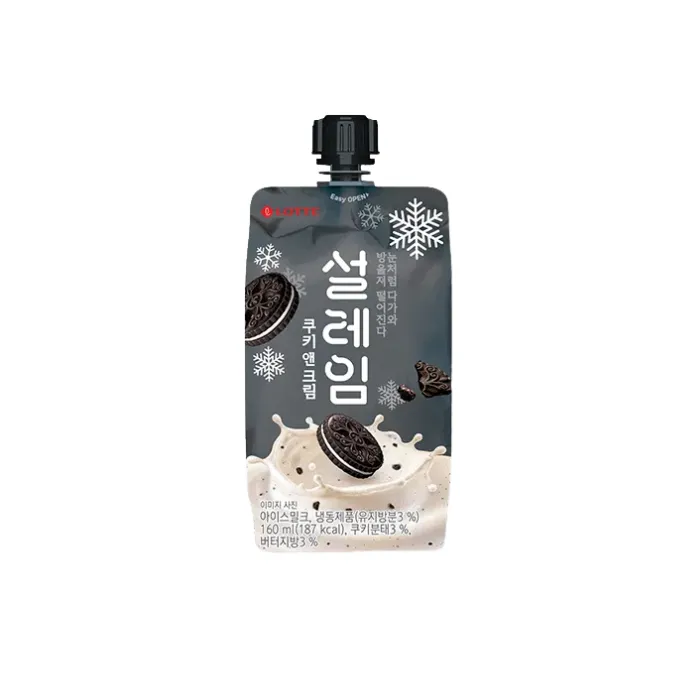 LOTTE Seolleim Cookies & Cream Ice Cream 160ml