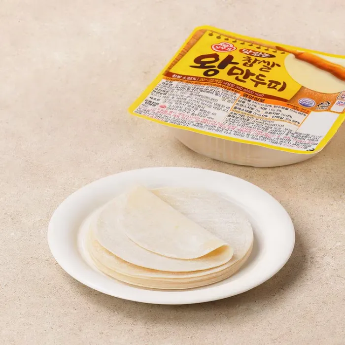 오뚜기 참쌀 왕만두피 340g