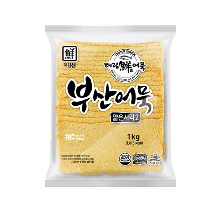 SAJO DAERIM Thin Square Fish Cakes 1kg