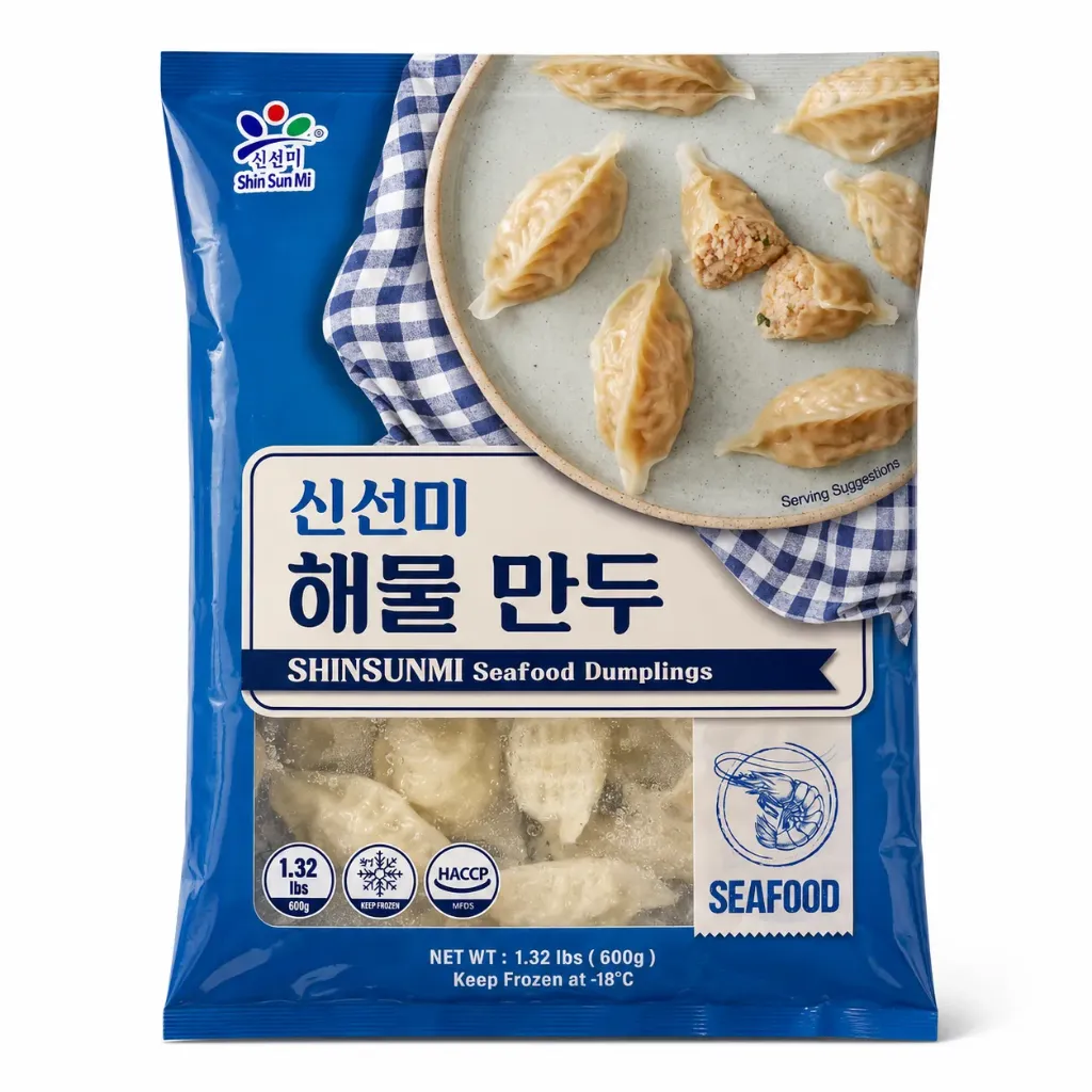 SHINSUNMI Seafood Dumplings 600g (24*25g)