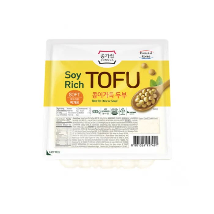 JONGGA Firm Tofu for Pan-Frying 300g