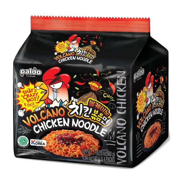 팔도 볼케이노 치킨볶음면 멀티팩 560g (Halal)