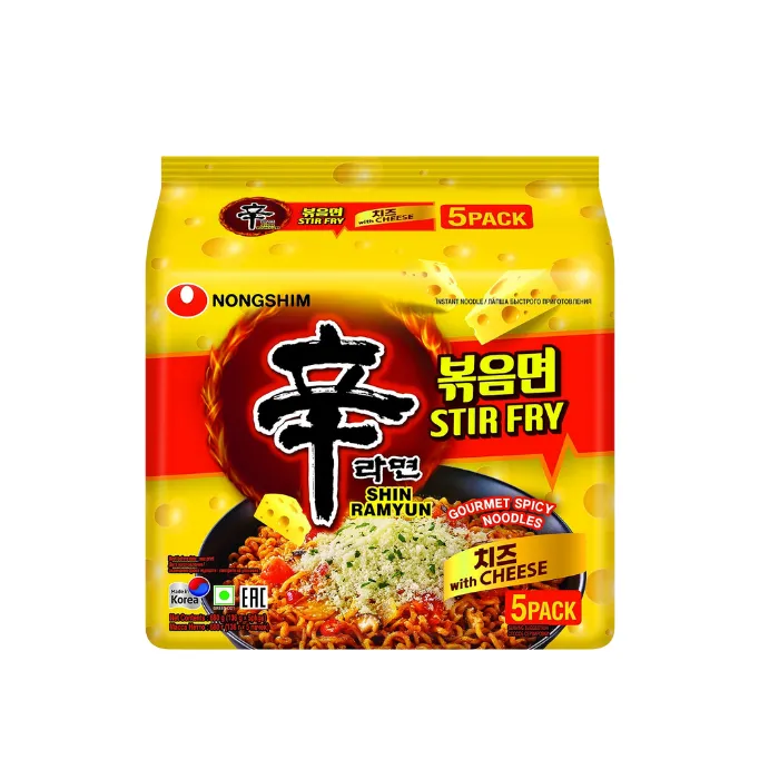 NONGSHIM Shin Ramyun Stir-Fry with Cheese Multi Pack 544g
