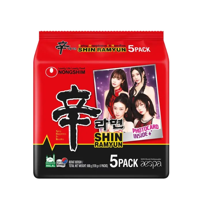 농심 신라면 멀티팩 600g (Halal)