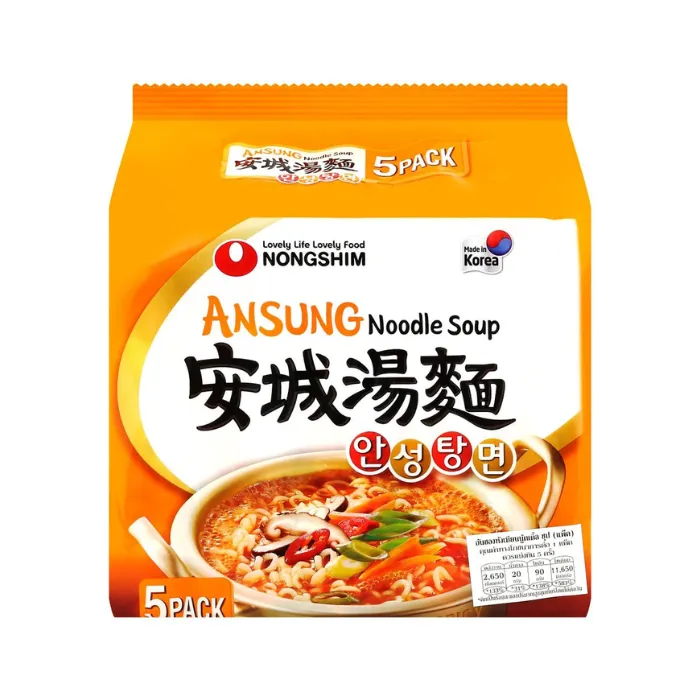 NONGSHIM Ansung Tangmyun Multi Pack 625g
