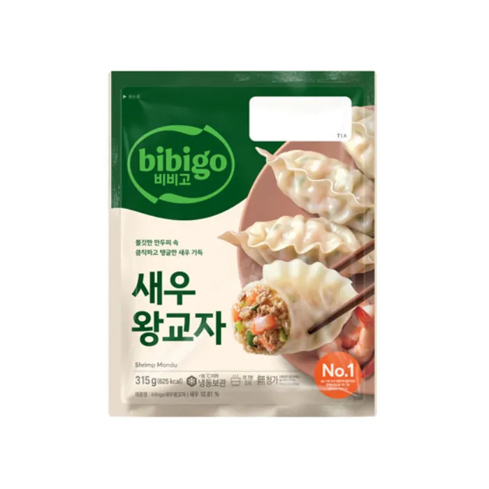 [8801007555676] BIBIGO Shrimp Mandu 315g (Non-Halal)
