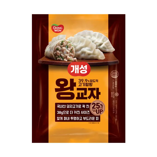 [8801047309154] 동원 개성 왕교자 600g (Non-Halal)