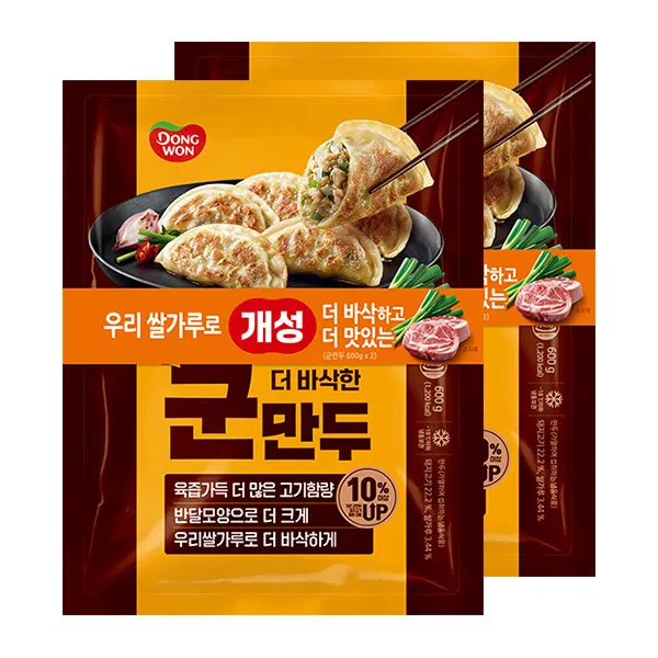 [8801047313427] DONGWON Gaeseong Crispy Fried Dumplings 700g*2EA (Non-Halal)