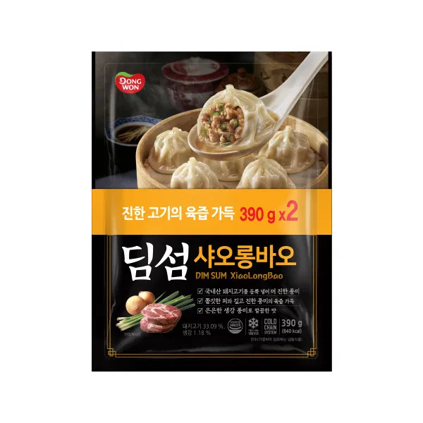 DONGWON Dim Sum Xiao Long Bao 390g*2EA (Non-Halal)