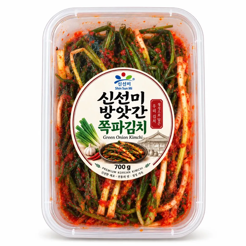 SHINSUNMI Kitchen Green Onion Kimchi 700G